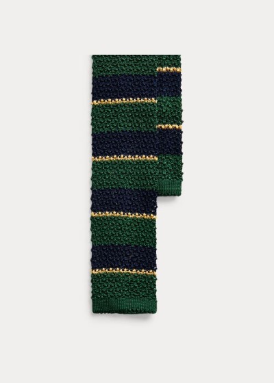 Men's Polo Ralph Lauren Striped Knit Silk Ties | 530162LAJ